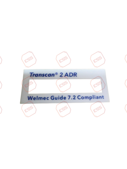 Transcan-2 ADR Display Label Overlay (White)